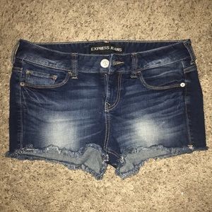 Express jean shorts